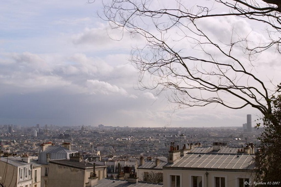 Toits de Paris depuis Montmartre