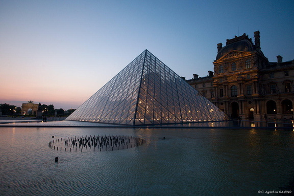 Pyramides et Louvre éclairés (2)