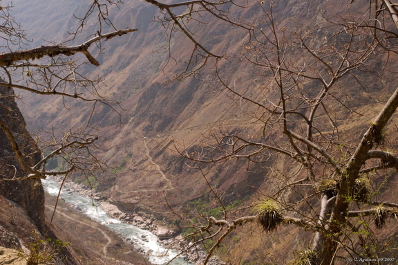 Río Apurimac et chemin