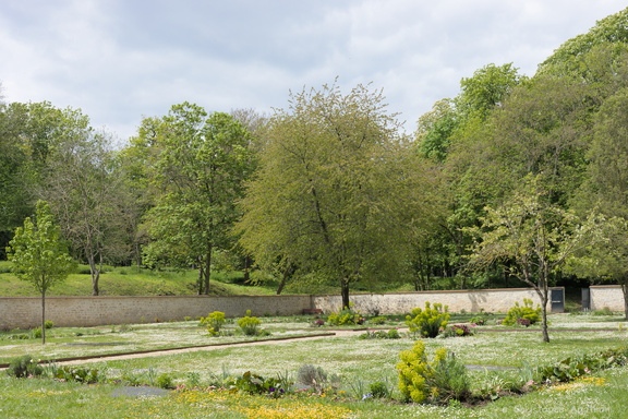 Jardin de Vallois au printemps.