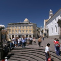 Marches de la cath&eacute;drale de Quito