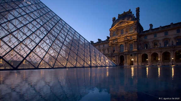 Pyramides et Louvre éclairés (3)