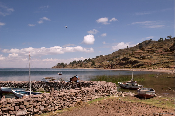 Port sur le lac Titicaca
