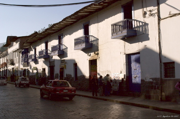 Rue de Cusco en fin d'après-midi
