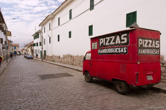 Camion de pizzas à Cusco