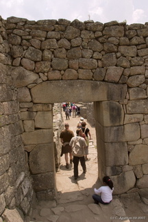 Entrée de la cité de Machu Picchu