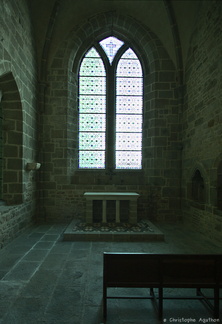 Chapelle dans l'abbaye du Mont-Saint-Michel
