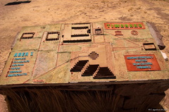 Plan relief de Tiwanaku